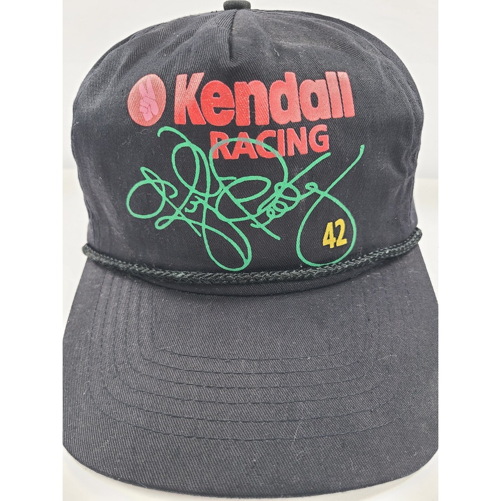 Kendall Racing 42 Signature Graphic‎ Snapback Hat Black Cotton Rope Trucker Cap